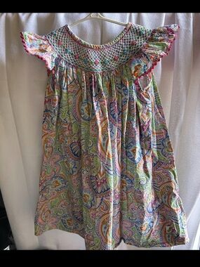 Posh pickle smocked dress